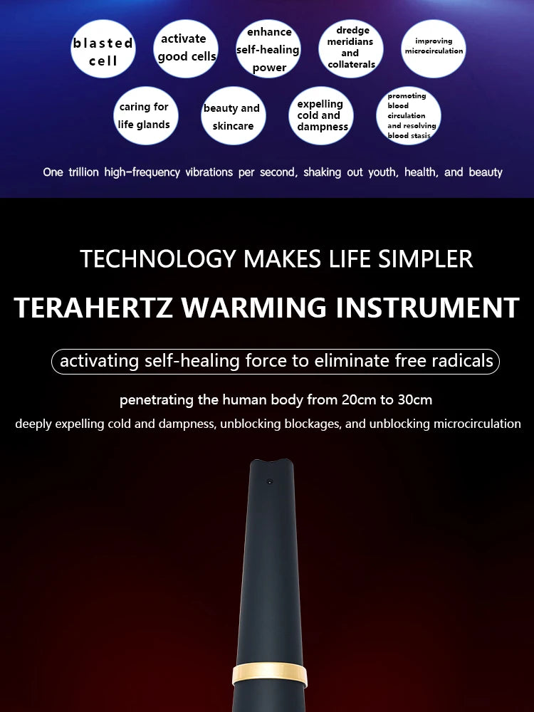 Terahertz Therapy Blower Technology Scraping Massage Cell Repair Body Warmer Machine Cell Repair Instrument
