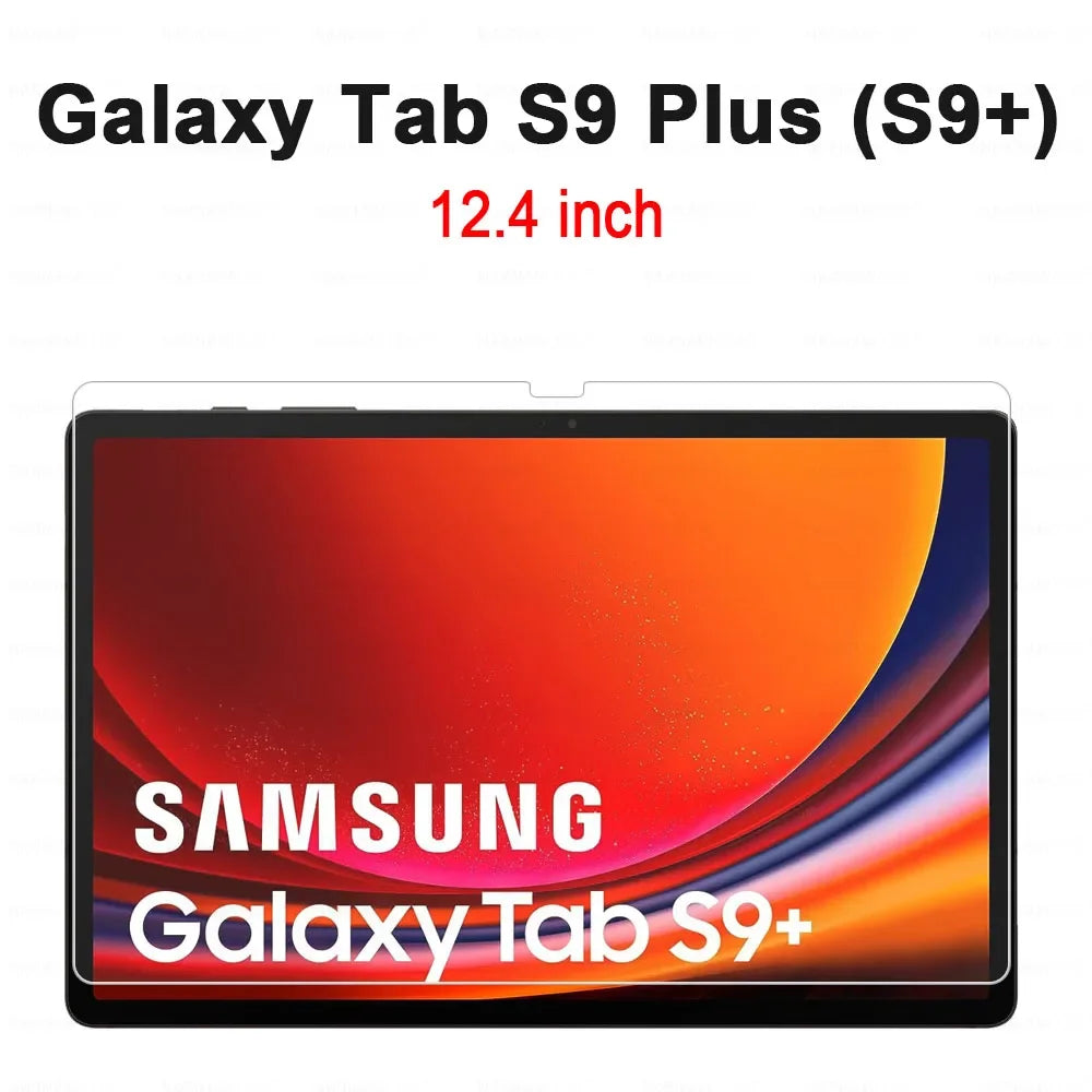 2PCS HD Scratch Proof Tempered Glass Screen Protector For Samsung Galaxy Tab S8 S8 Plus S8 Ultra S9 Ultra 11 12.4 14.6 Inches