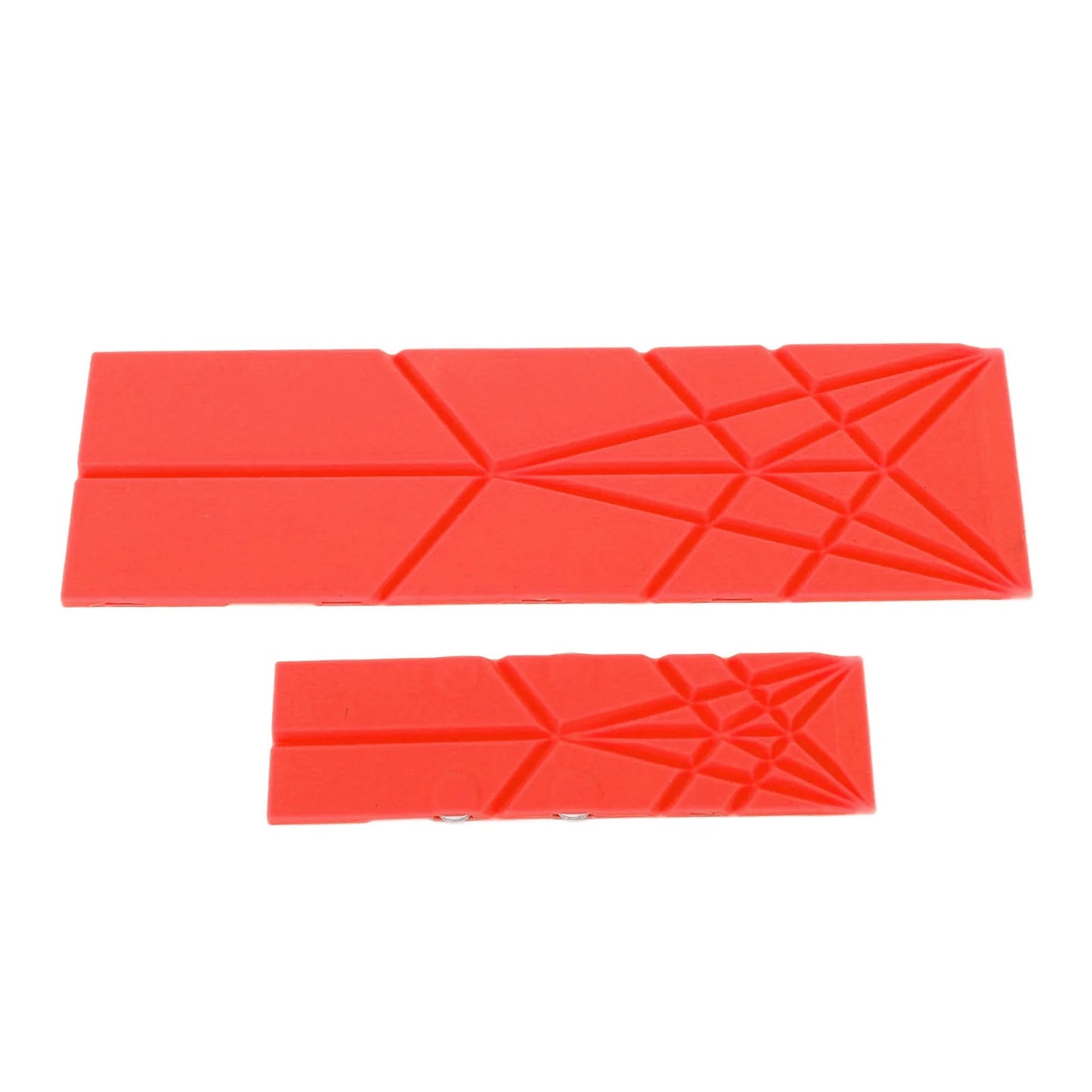 2Pcs 3 In 1 Measuring Spoons Polygons Flat Folding Multifunction Folds For Baby Complementary Food Kitchen Gadget Green
