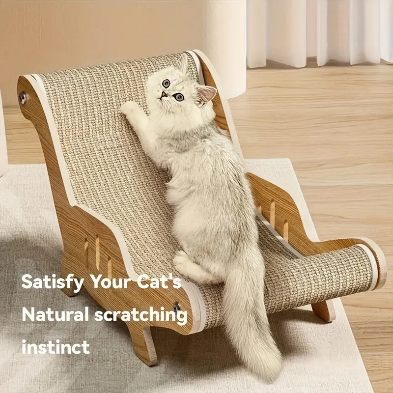Durable Sisal Cat Scratching Board Dinosaur Shape Solid Wooden Sofa Pet Furniture Anti Scratch Toy for Kittens