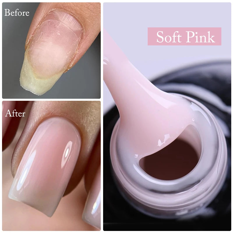 UR SUGAR 7ml Extension Gel White Pink Nude Semi Permanent Acrylic Extension Nail Art Hybrid Varnish UV Led Hard Gel Nail Polish