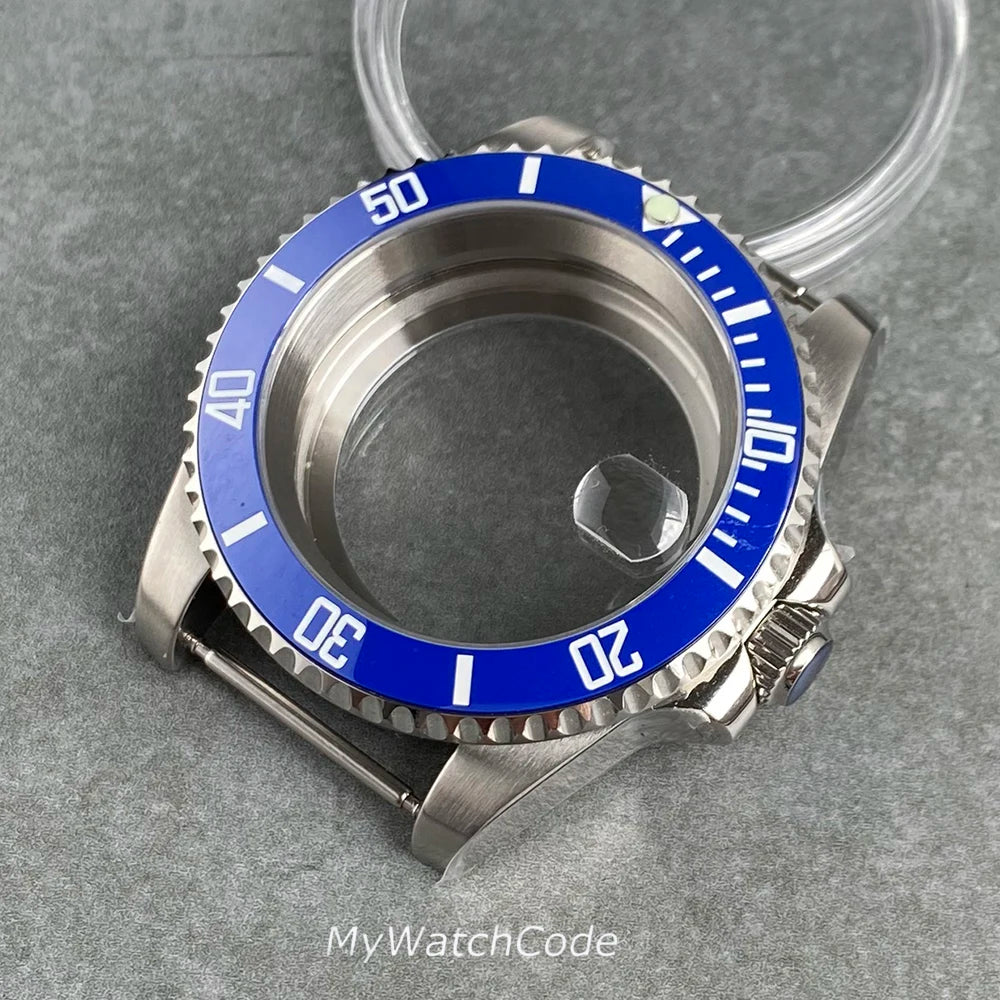 40mm Sub GMT Watch Case for NH34 NH35 NH36 NH37 NH38 NH39 NH70 NH72 Movement 120Click Bezel 200m Waterproof Resistant Steel
