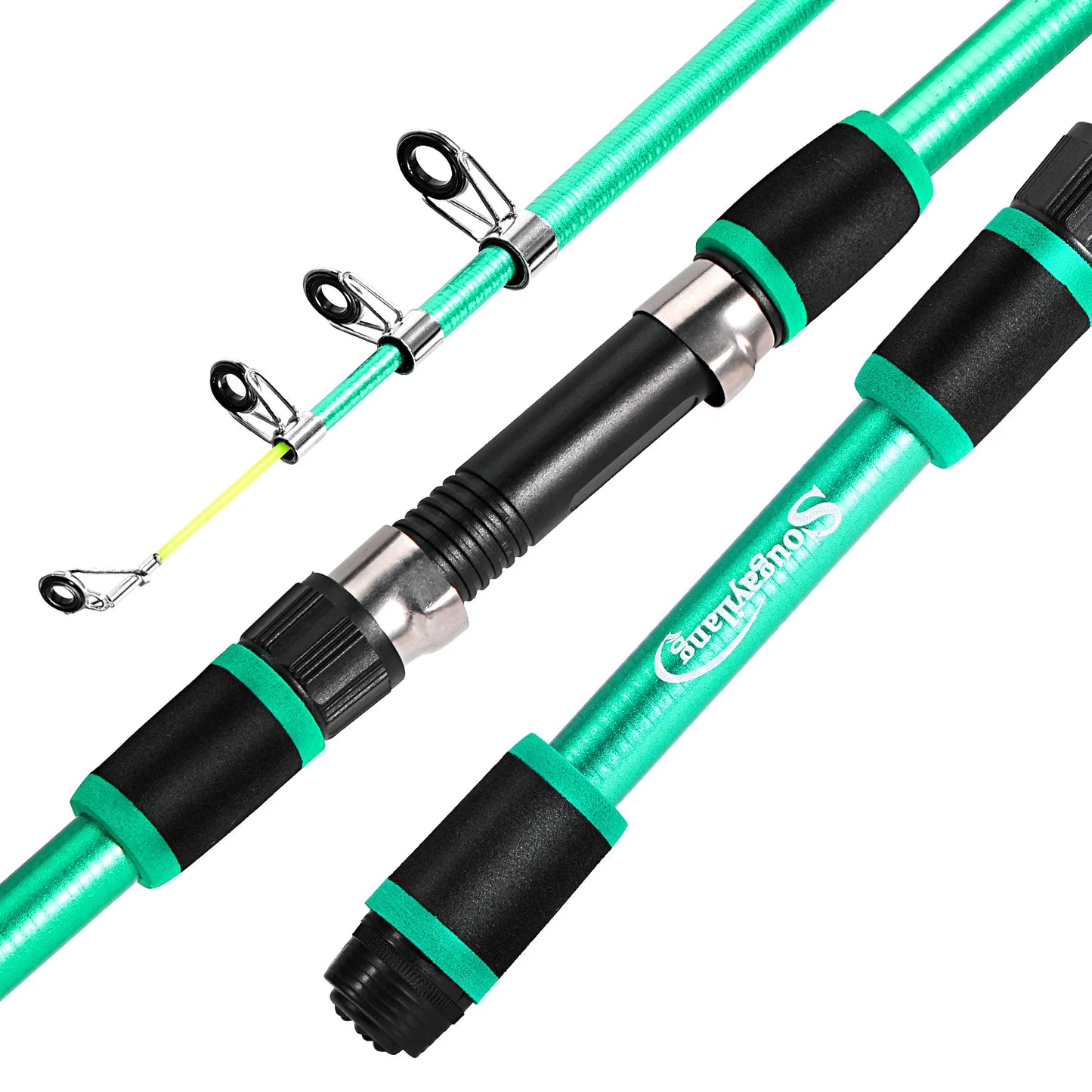 Sougayilang 1.8M Spinning Fishing Rod M Power Telescopic Children Fishing Telescopic Rock Fishing Pole Carp Feeder Surf Beginner