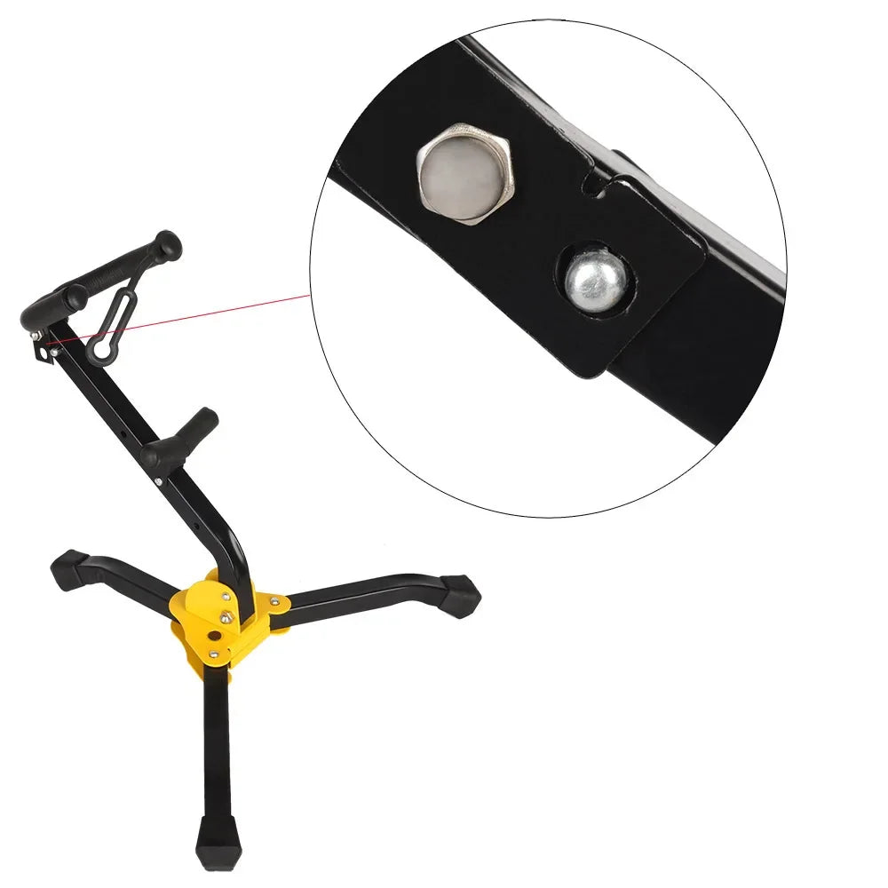 Alto Saxophone Stand Foldable Woodwind Instrument Accessories Tripod Holder Portable Metal Floor Bracket Alto Saxophone Parts