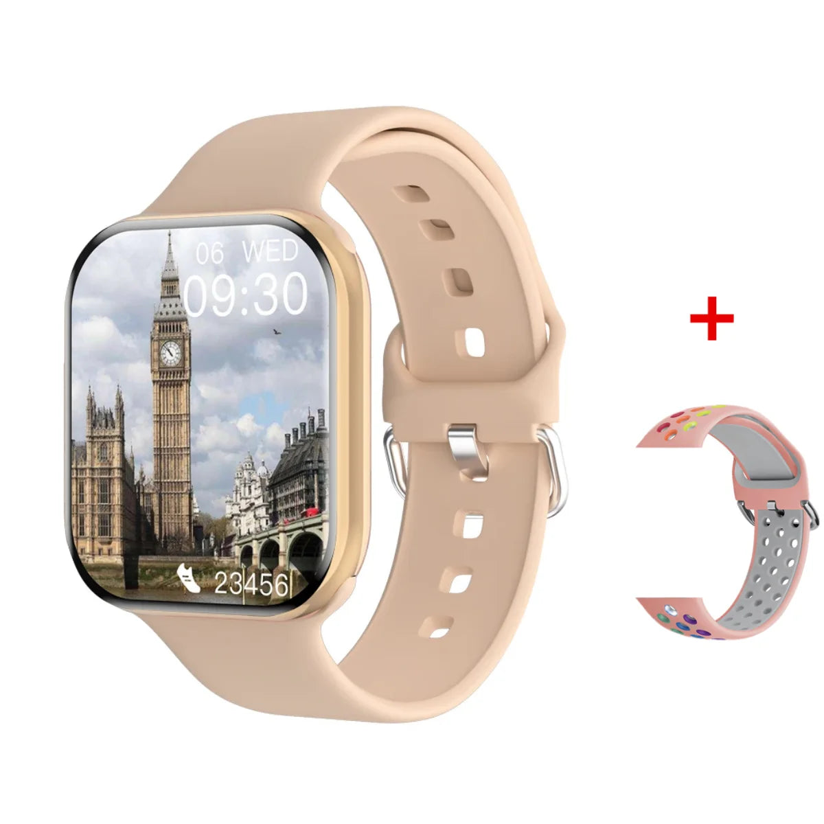 2025 Series 10 Watch 10 GPS Smart Watch Memory Music Video Bluetooth Call Heart Rate Waterproof NFC Smartwatch For Android IOS
