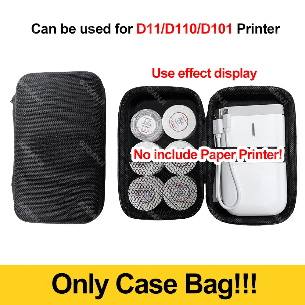 Niimbot D110 D11 Label printer paper Waterproof Anti-Oil Price Label Sticker Transparent Pure Color Label thermal Sticker Paper