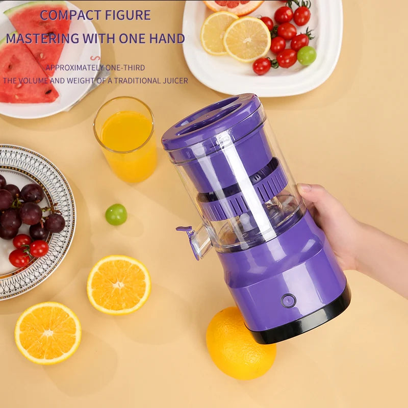 Electric Portable Blender Orange Juicer Mini Blender Automatic USB Charging Juicer Fruit Machine Juice Mixer Kitchen and Home