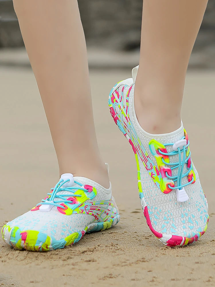 Unisex River Tracing Shoes Indoor Fitness Outdoor Speed Interference Water Beach Shoes Couples Swimming Men Women Quick-drying