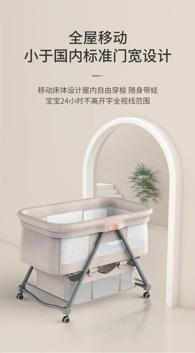 Babies Crib And Playpen Portable Baby Cot Playpen Travel Bed Multifunction Baby Crib Bed