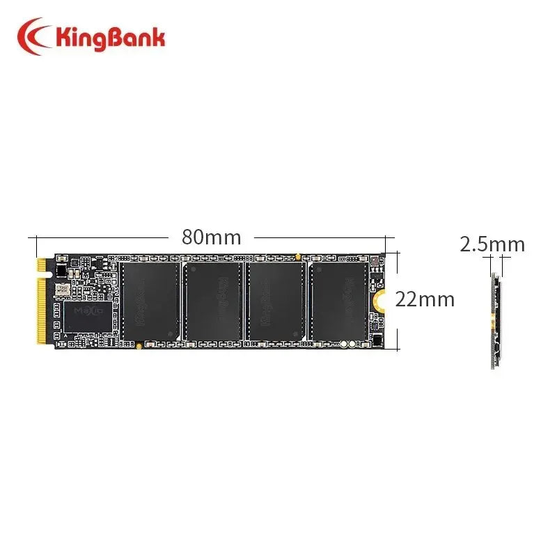 Kingbank KP230 SSD NVMe M2 128G 256G 512G 1TB M.2 2280 NVME PCIe Gen3x4 Internal Solid State Drive Disk HDD for Laptop Desktop