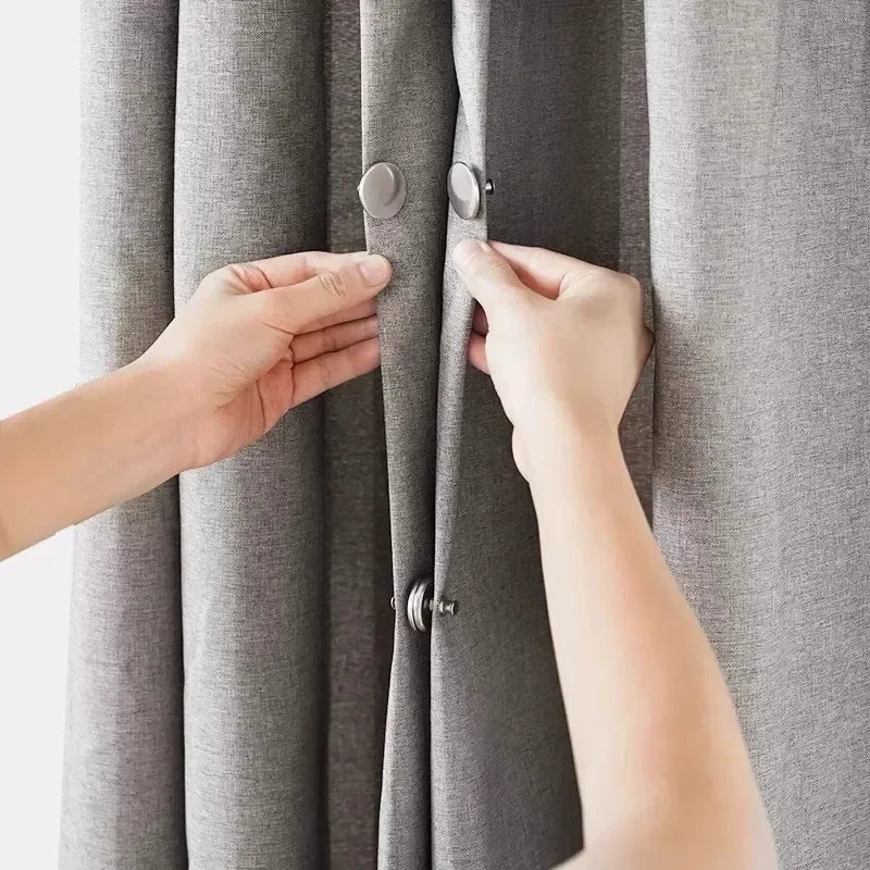 Strong Magnetic Clips Grab a Curtain Parts Bedroom Curtains Accessories Flexible Rails for Curtains Curtain Tongs Pin Magnets