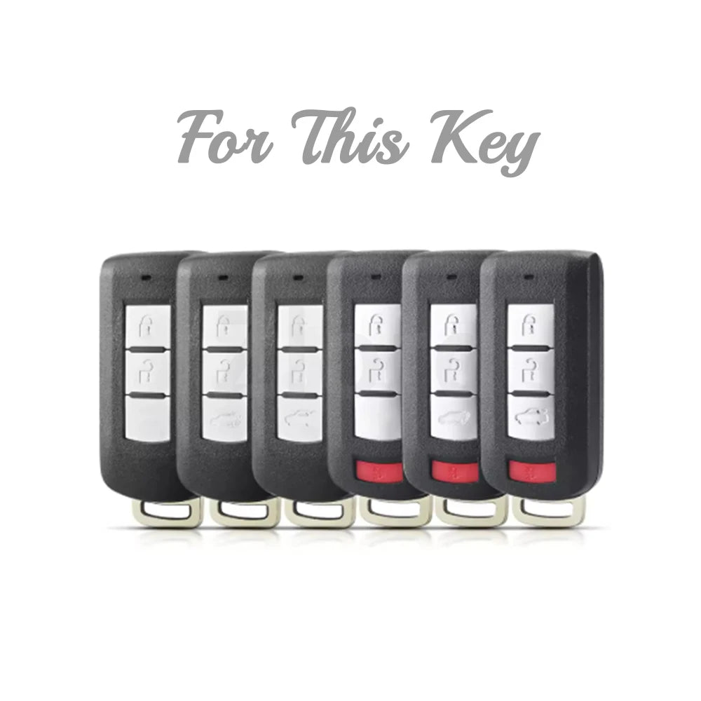 TPU Car Key Case Cover for Mitsubishi Outlander Xpander Triton ASX LANCER Pajero Sport 3 2020 Eclipse Cross L200 Shell Fob