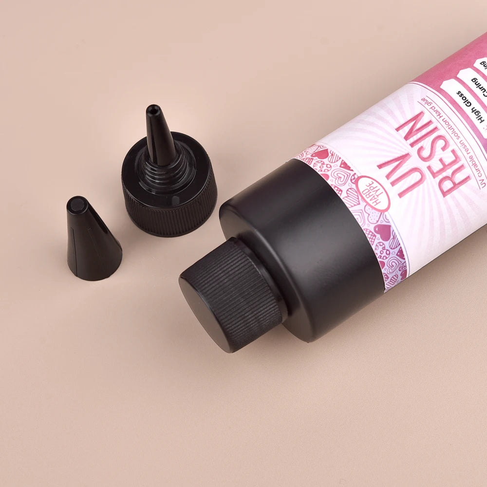 20g/50g/100g UV Epoxy Resin Glue DIY Jewelry Making High Transparency Fast Drying High Hardness Glue UV Lamp DIY Craft Decor