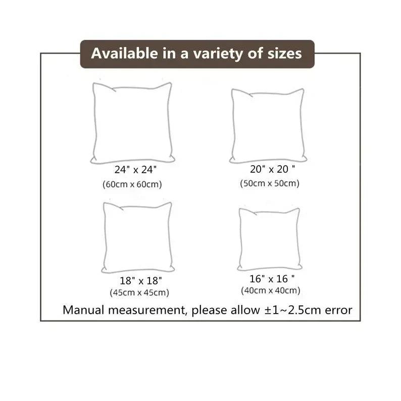 Home Decor Exquisite Green Leaf Pattern Throw Pillow Covers Pattern Cushion Cover Suitable for Sofa Bedroom Car Pillow Cover