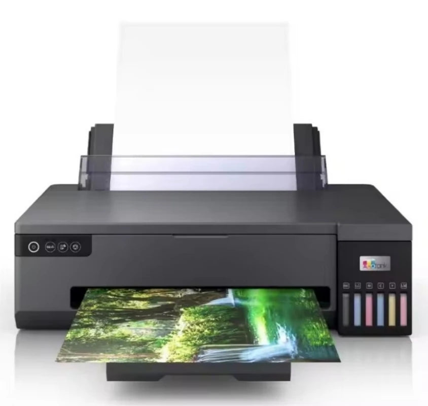 6 color XP600 head WIFI A4 automatic Desktop PVC ID card sublimation transfer inkjet printer for EPSON L805/L8058 - New arrival!