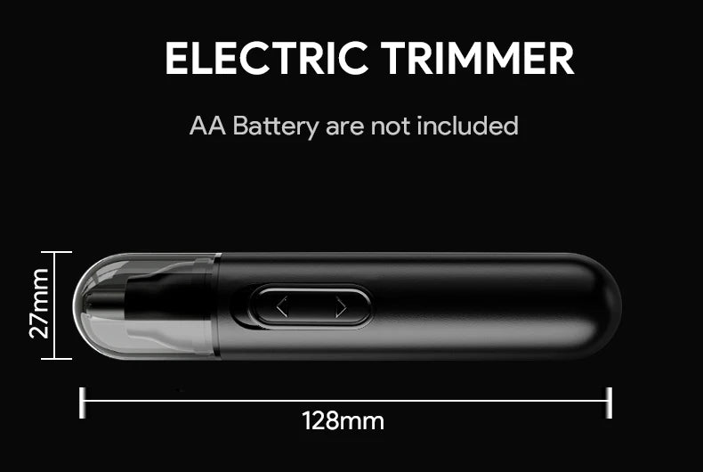 HOT Electric Nose Hair Trimmer Ear Hair Trimmer Eye-brow shaping Professional Safe Painless Portable For Business Trip And Home