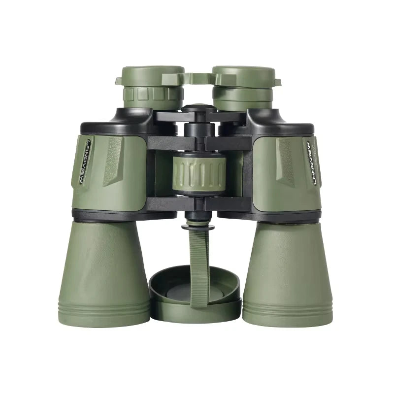 Long Range 10x50 Binoculars FMC Coated BAK4 Prism IPX4 Waterproof Telescope Lightweight Portable Gear for Camping Hiking Hunting
