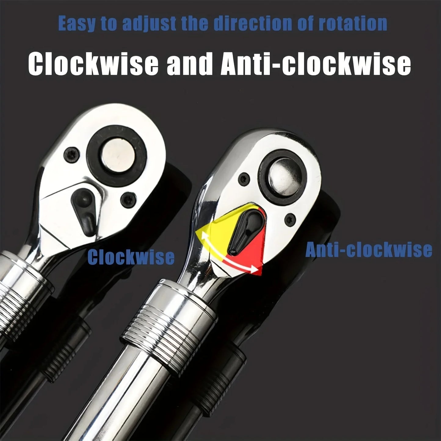 Ratchet Socket Wrench Set 1/4 3/8 1/2 Combination Motorcycle Car Repair Hand Tools Spanner Sleeves Head Auto Repairing Kit