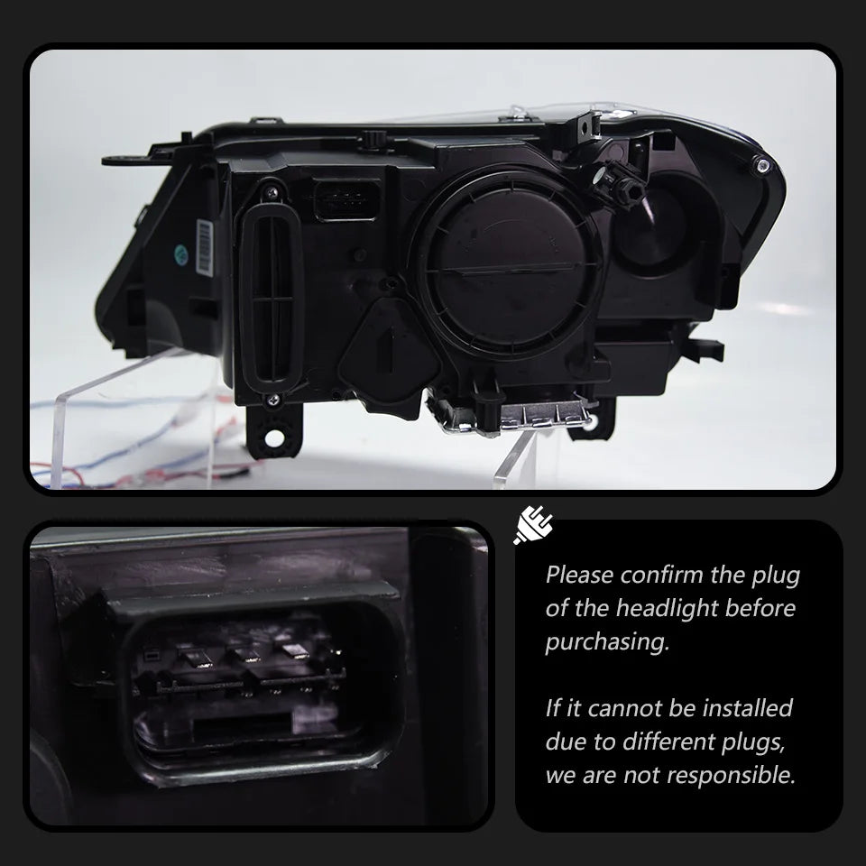 AKD Head Lamp for BMW X3 F25  LED Headlight 2010-2013 Headlights X3 DRL Turn Signal High Beam Angel Eye Projector Lens