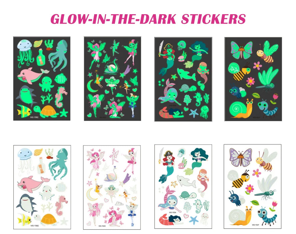 12 Color Temporary Glitter Tattoo Kit for Kid with 24 Stencils Adults Girls Boys Arts Glitter Make Up Kit Beautiful Holiday Gift