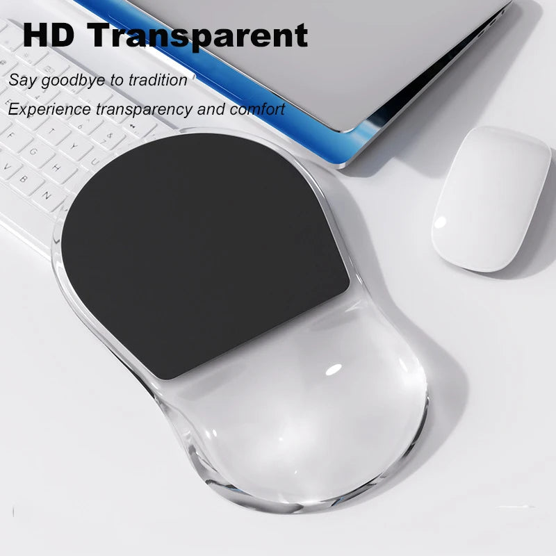 New Ergonomic Mouse Pad Wrist Support Relieve Wrist Pain Gel Mouse Pad Home Computer Anti slip Silicone Rubber Soft Mouse Pad