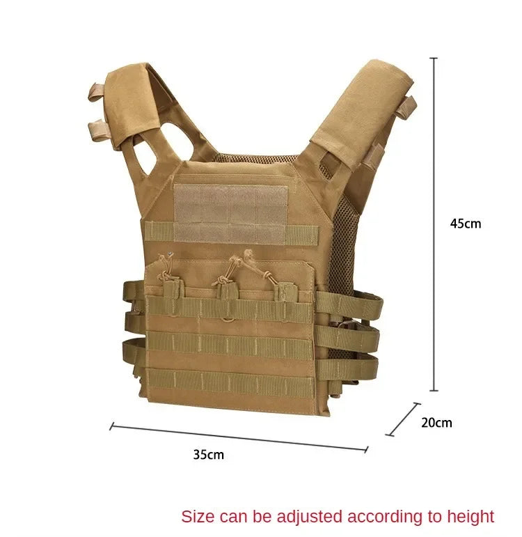 New Tactical Vest JPC Quick Release Buckle Triple Magazine Pouch Hunting Carrier Airsoft Accessory MOLLE Army CS Game Vest Gear