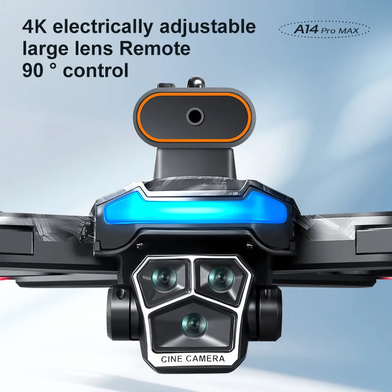 A14 PRO MAX Drone 8K Professional Camera Four-Axis Aerial Photography with Screen Remote Control 5000M 5G WIFI GPS FPV RC Dron