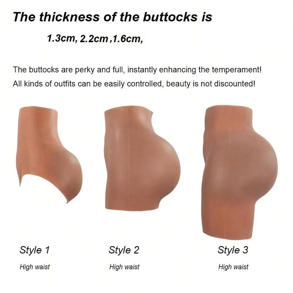 Women's High Waist Shaping Pants Silicone Hip Enhancer Artificial Butt Lifter Enhance Body Curves Hip Opening Underwear