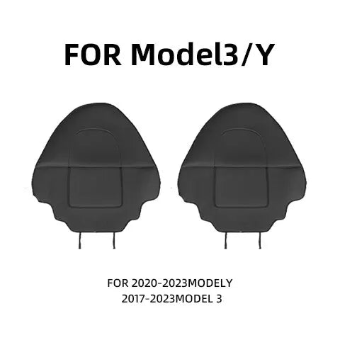 Car Seatback Protector for Tesla Model Y Model 3 Seat Back Protective Child Anti-Kick Mats Black Leather Interior Accessories