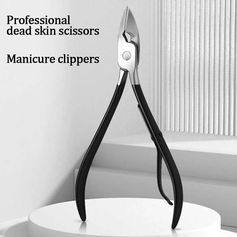 7-24pcs Manicure Tool Set Stainless Steel Cuticle Nipper Cutter Kit Professional Nail Clippers Pedicure Nail Art Grooming Tools