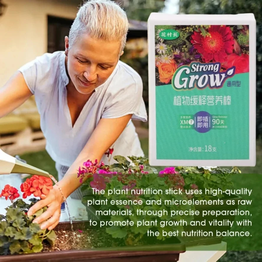 Plant Nutrition Bars Nitrogen Phosphorus Potassium for Healthy Growth of Plant Fruit Vegetables Flowers Compound Fertilizer