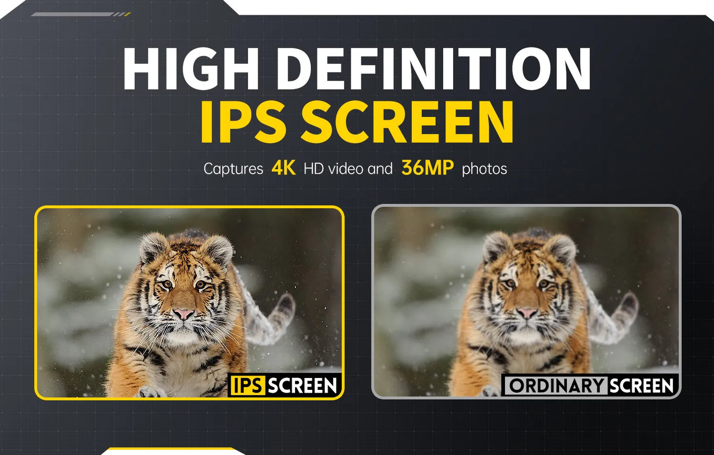 FNIRSI Telescope NVS-20 4K HD Monocular Night Vision Goggles 6X Digital Zoom 300m Hunting Camping Scope Day and Night Dual Use