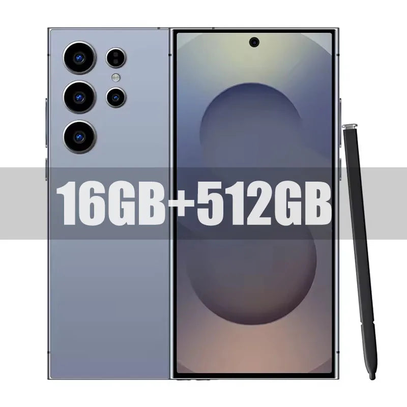 HOT 2025 new S26 Ultra original intelligent 5G dual card dual standby Android 15 system global version 108MP 7800mAh battery