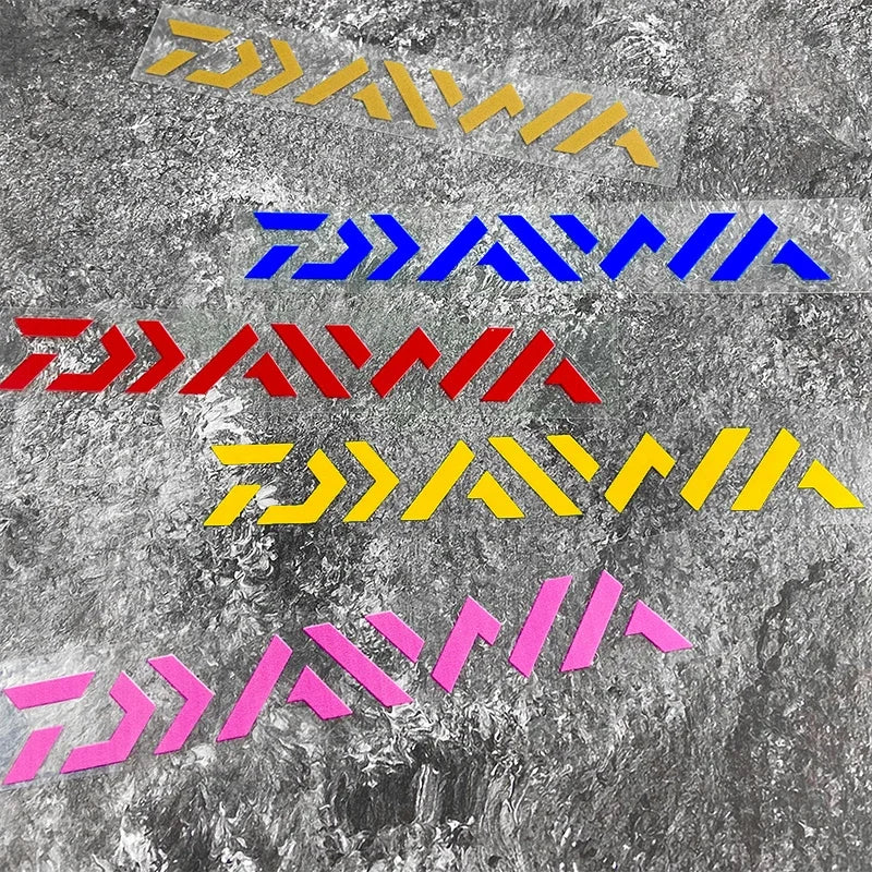 Fishing Stickers Motorcycle Stickers Waterproof DIY Motorbike Fuel Tank Car Bumper Window Sunscreen Vinyl Decals Decor for Daiwa