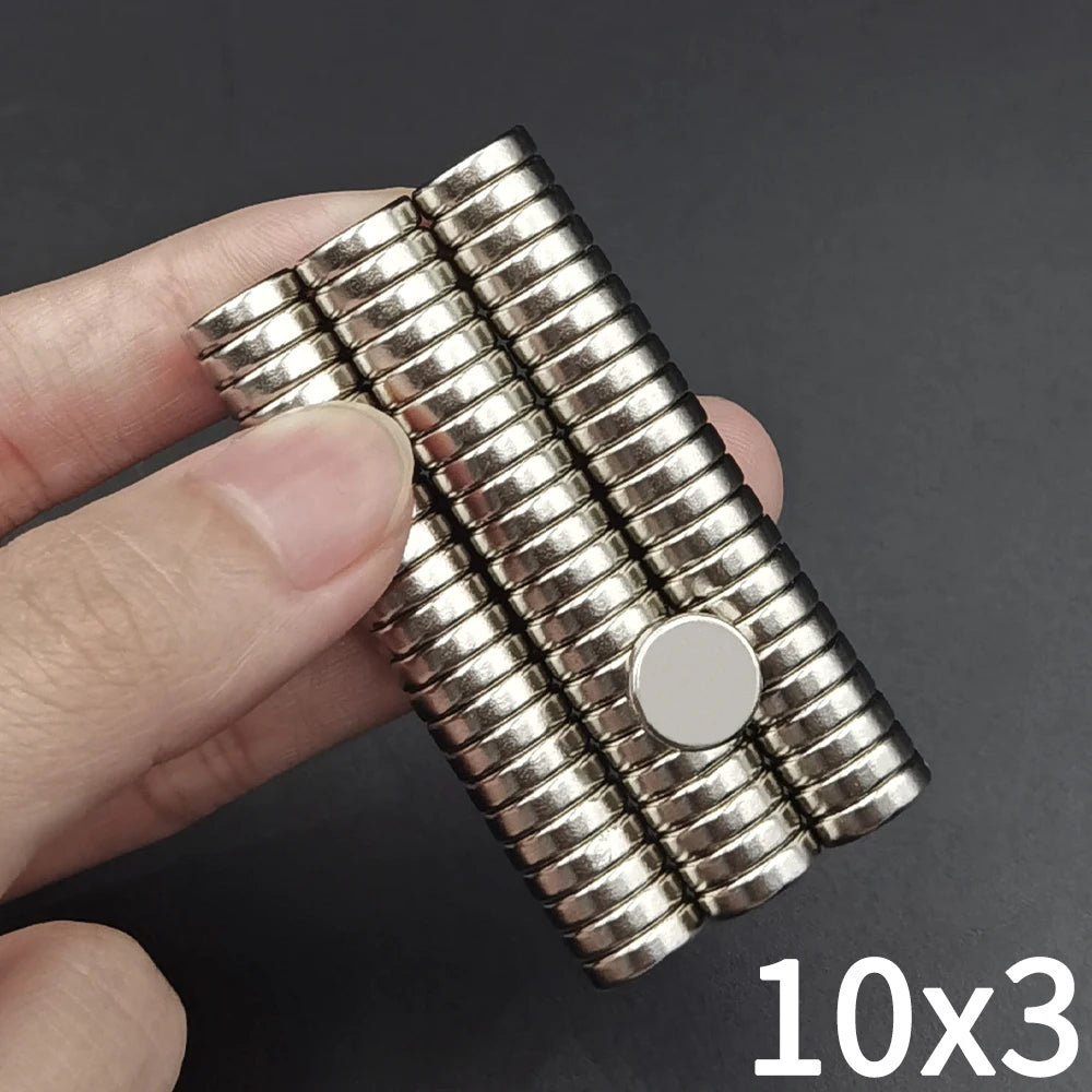 5-200Pcs 10x3 Neodymium Magnet 10mm x 3mm NdFeB Round Super Powerful Strong Permanent Magnetic imanes Disc for fridge 10*3 mm