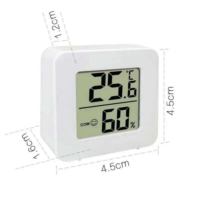 1PC Mini LCD Digital Thermometer Hygrometer Bedroom Home Electronic Meter Weather Station Indoor Electronic Temperature Display