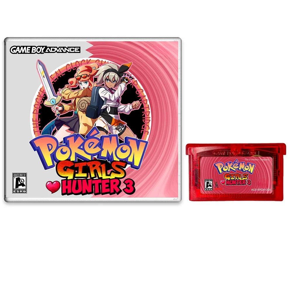 GBA RTC Pokemon  Real Clock  New Version 2.0 Game Card  Featured Popular English Games