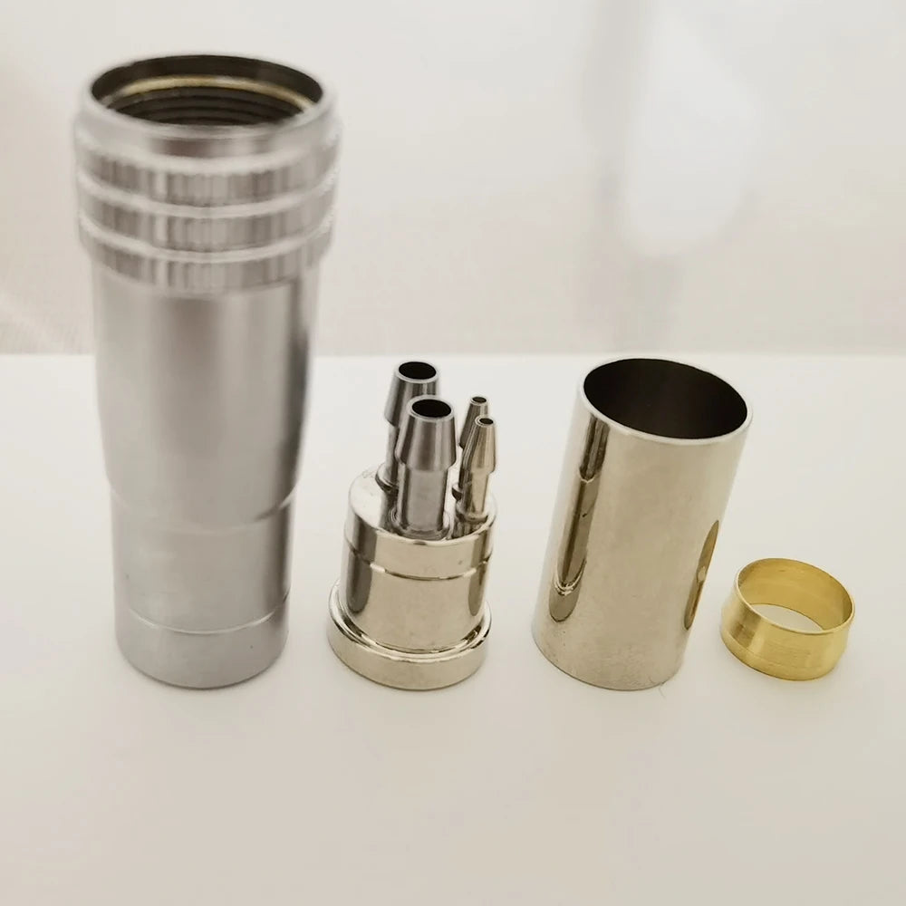 JNSUR 2/4 Holes Dental Handpiece Connector Dentistry Turbine Adaptor Hose Connector Dental Chair Accessories Parts Dentist Lab