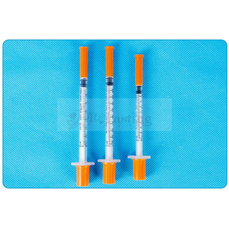 50Pcs/Pack 1ML Syringe with 30G 13mm (8Mm Long) Lab Supplies Farm Animal Cattle Sheep Horses Cat Dog Pet Syringes Liquid Tattoo