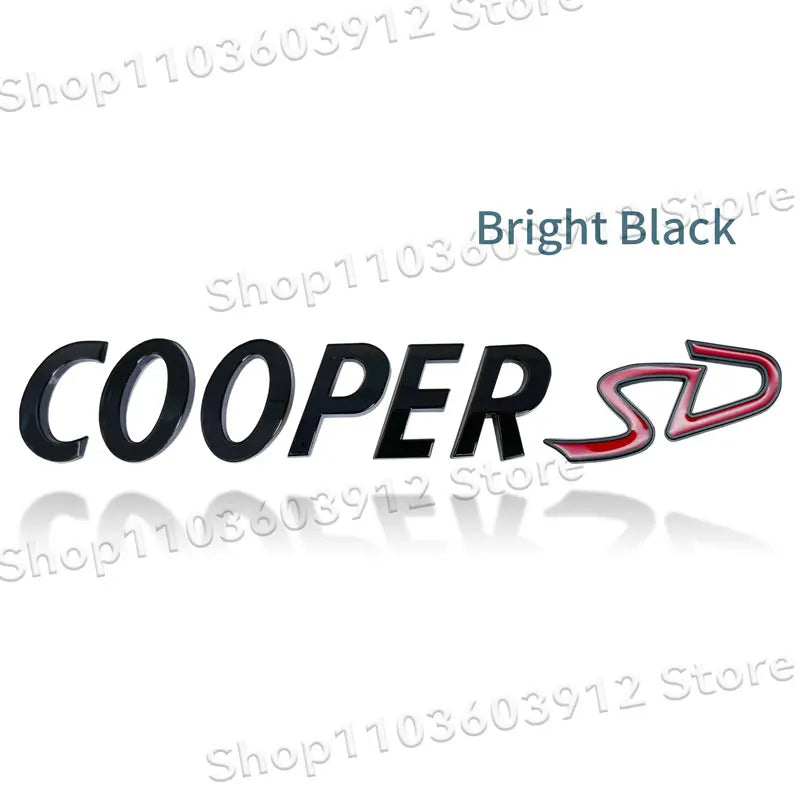 3D Metal Car Styling Cooper S/Cooper D/Cooper SD Emblem Side Fender Rear Tail Trunk Sticker For Mini JCW Clubman R55 R56 R60 F55