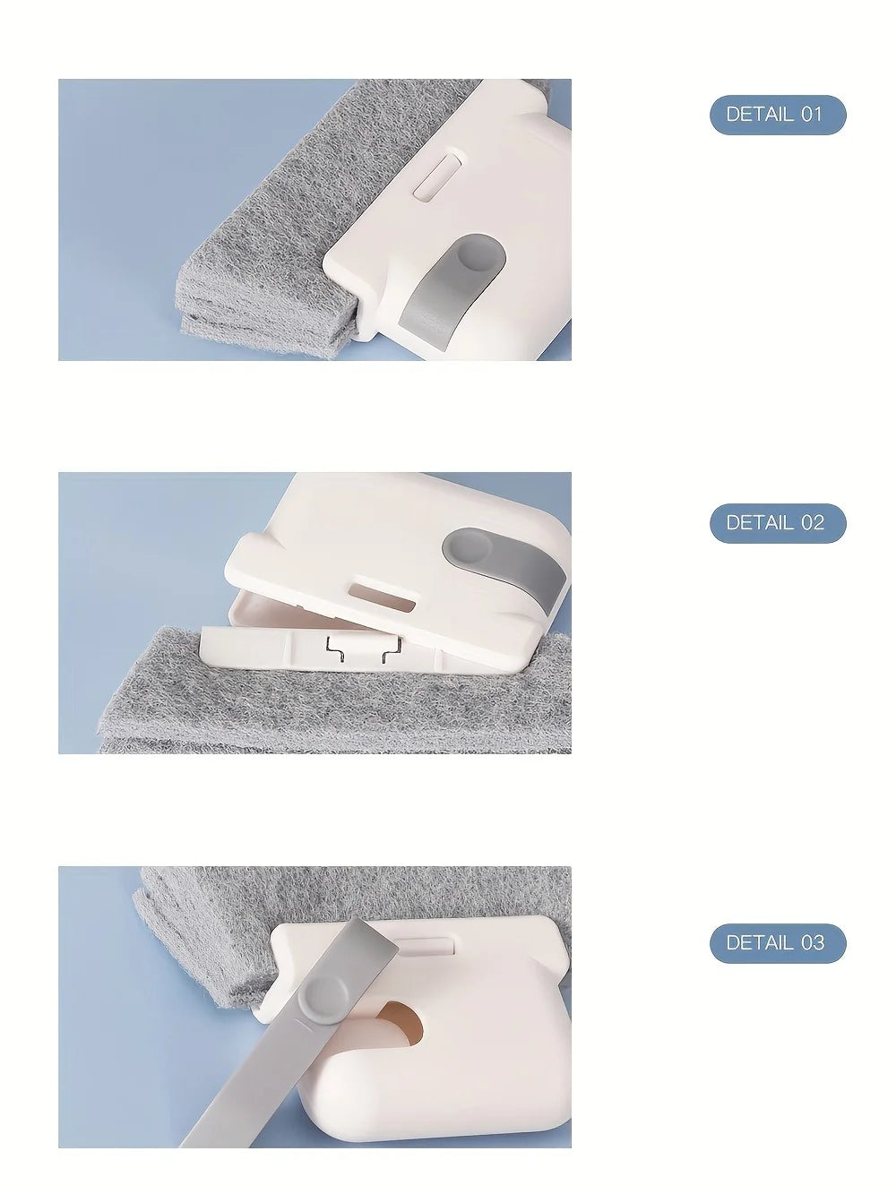 Detachable Window Slot Cleaning Brush Is Suitable for Simple Cleaning of Small Gaps in Window Guide Rails and Countertops