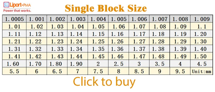 1pc,0.5mm-100mm Length,High Speed Steel Block Gauge,0 Grade,Tools for Micrometer and Caliper Inspection,Custom Gauge Available