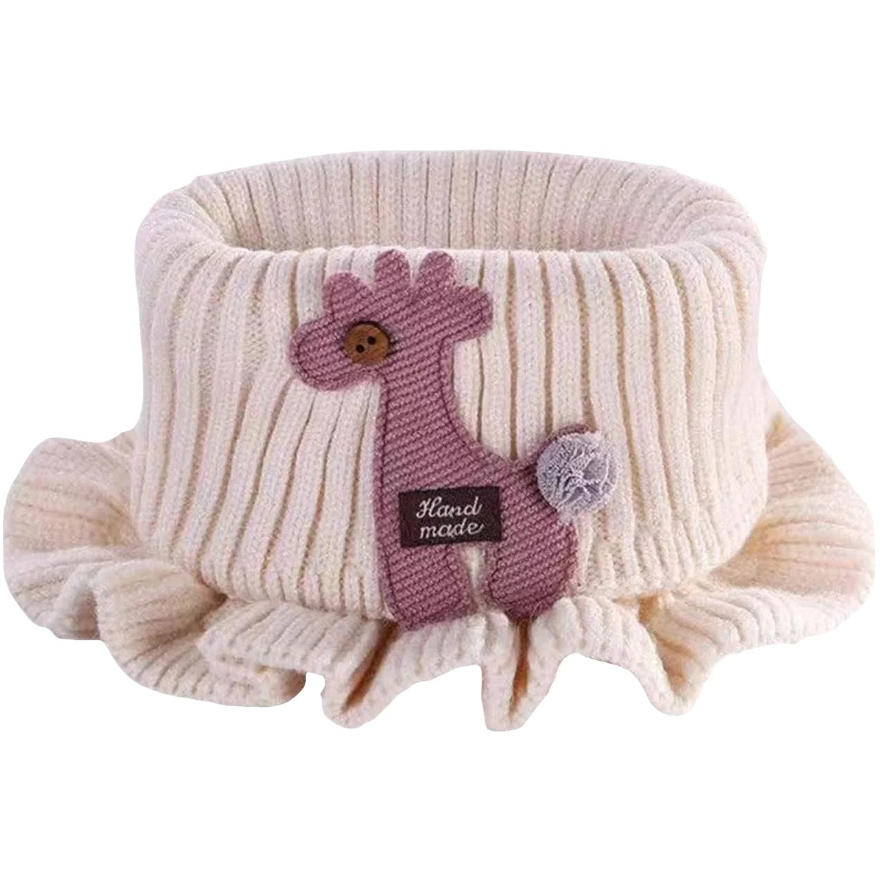 1PC Neck Warmer Scarf Scarf Autumn And Winter Deer Cartoon Neck Cute Versatile Winter Baby Thickened And Warm Gaiter