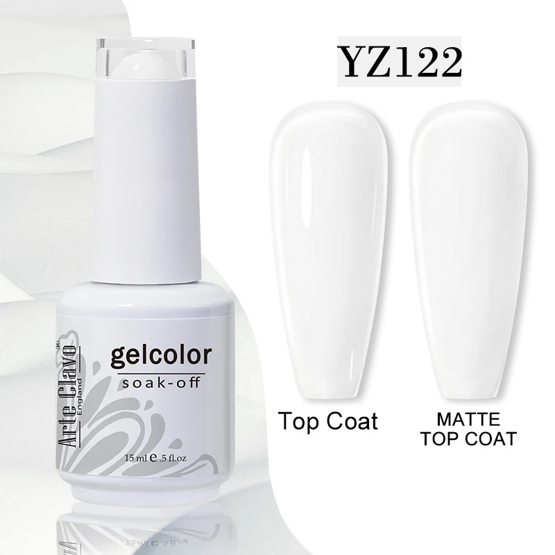 Arte Clavo 15ml Gel Polish Hybrid Varnishes 179 Colors Nails Art For Manicure Soak Off UV Need Top Base Primer Gel Nail Polish