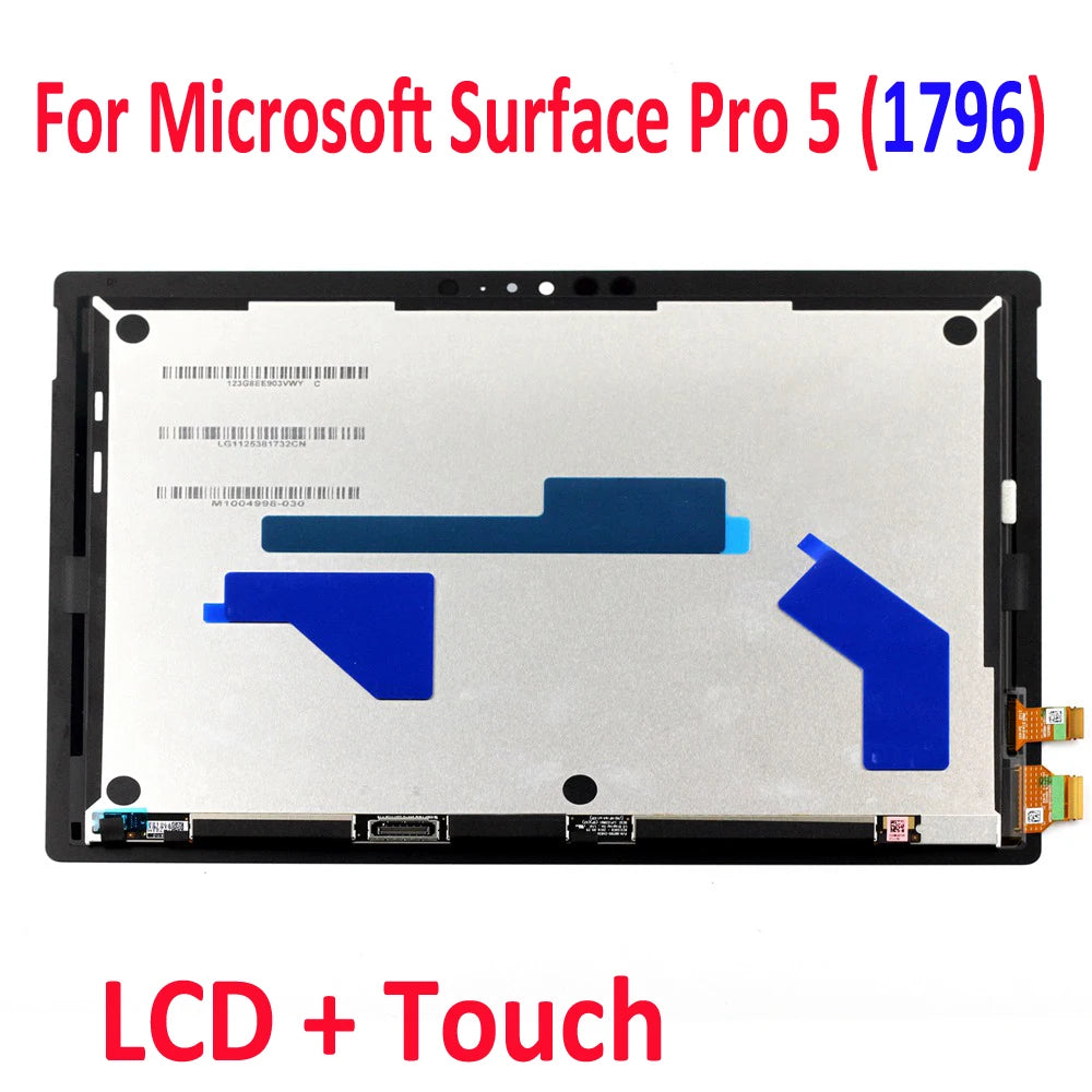 12.3" Pro5 LCD For Microsoft Surface Pro 5 1796 LCD Display Touch Screen Digitizer Assembly Small Board LP123WQ1 Tools