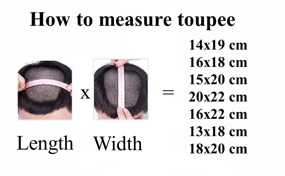 Prosthetic Hair Male 100% Human Hair Toupee Wigs for Man Replacement System Men's WIg Real Hair for Baldness Cover White Hair