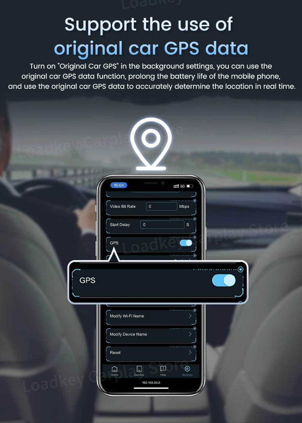 CarlinKit 5.0 Wireless CarPlay Android Auto Adapter 3 in 1 Wireless Car Adapter for Mazda Toyotal Peugeot Volvo Kia Spotify