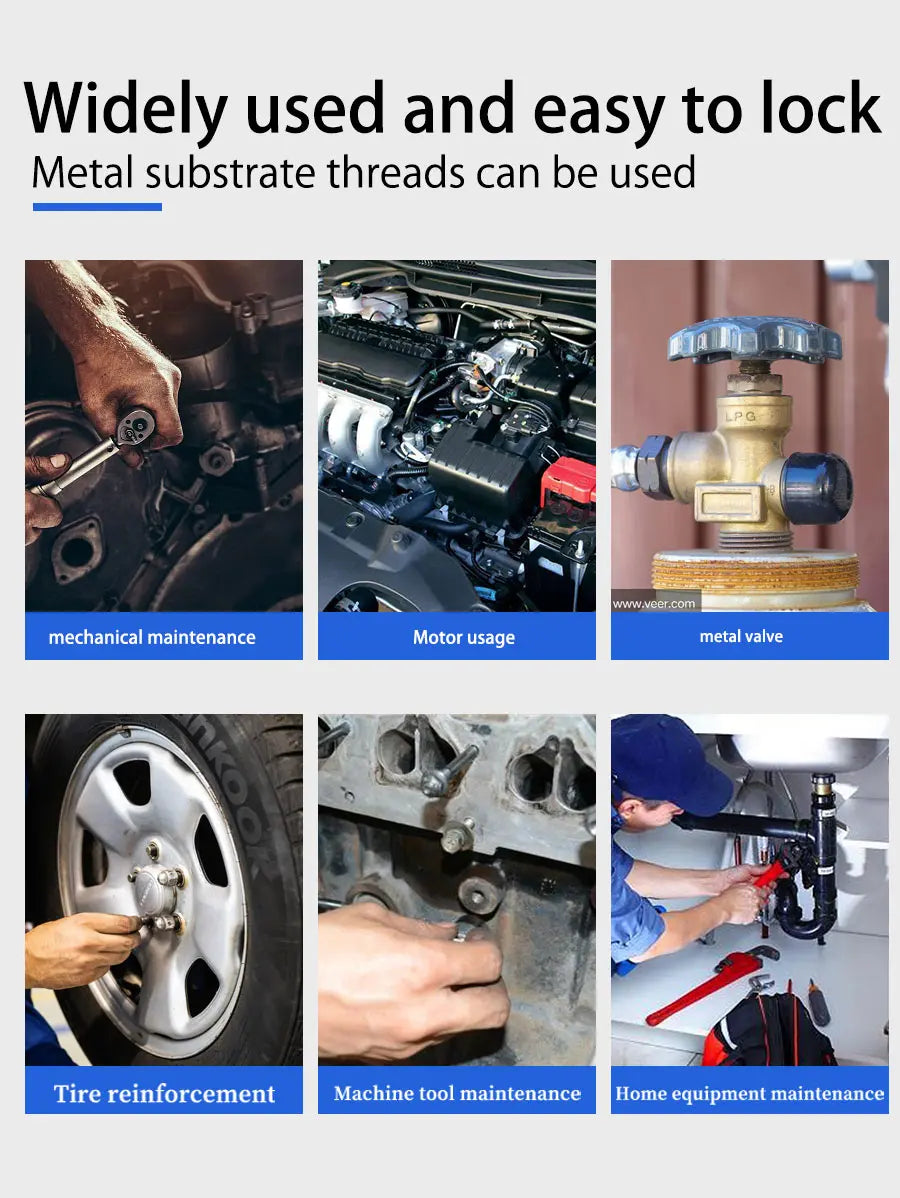 10ml LOOLIFL 243 Screw Adhesive 243 Anaerobic Glue Anti-loose Anti-slip sealingThread Locking Agent Anti-slip caulk sealers