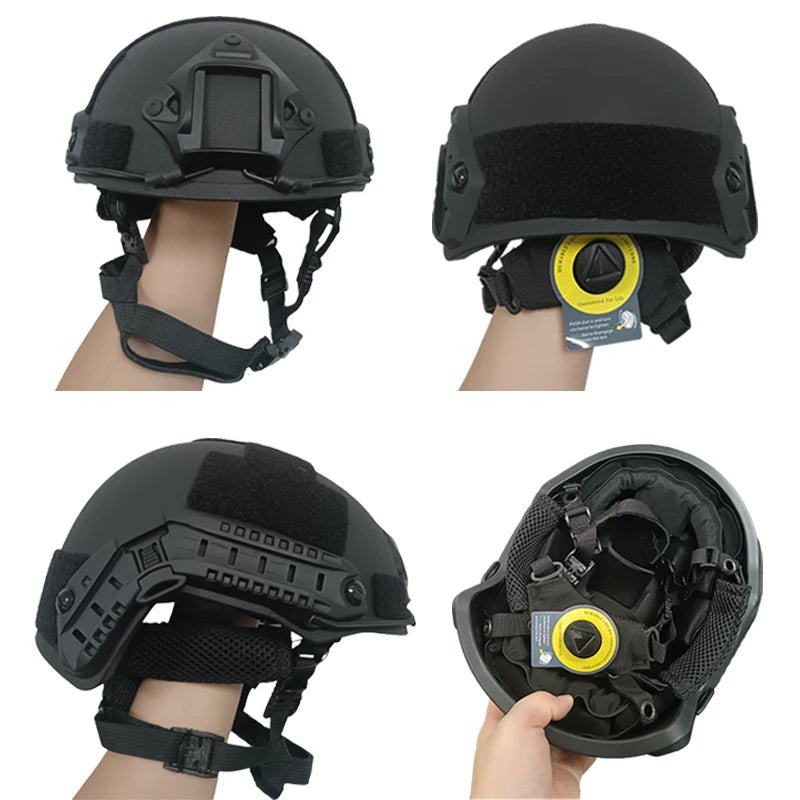 Ballistic ACH High Cut Tactical Helmet Kevla High Quality safety Helmet NIJ IIIA FAST Wendy's Suspension Pad Ballistic Helmet