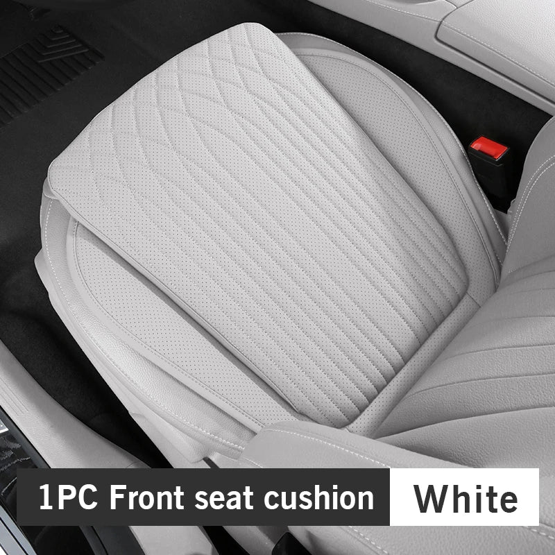 For Tesla Car Cushion Nappa Leather Breathable Non-slip Car Seat High Rebound Pad Seat Cushion Four seasons Universal Auto Seat